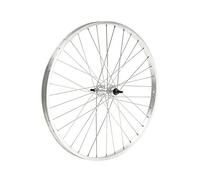 RUOTA BICI ANTERIORE 26 X 1 3/8 ALLUMINIO CON DADO MOZZO ACCIAIO