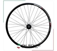 RUOTA BICI ANTERIORE MTB 29 FRENO A DISCO QR SGANCIO RAPIDO PROFILO ALTO IN ALLU