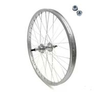 RUOTA BICI POSTERIORE 24X1.75 ALLUMINIO MOZZO ACCIAIO 6/7 V MTB BICICLETTA +DADI