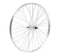Ruota Bici Posteriore 28X1 5/8 1V.Filetto Alluminio Mozzo Acciaio MvTek