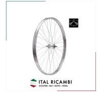 RUOTA BICI R EPOCA ANTERIORE 26 FRENI BACCHETTA IN ACCIAIO
