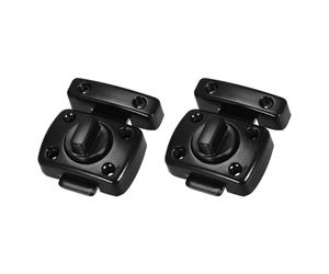 Ruota Bullone Chiusura,42x30mm Porta Scorrimento Serratura 2pz Nero