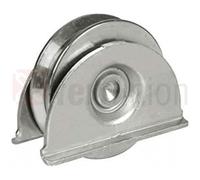 RUOTA CANCELLI GOLA V 1 CUSCINETTO A SFERA D. 100mm ART.417