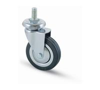 RUOTA CARRELLO D 100 MM GOMMA 155/B PERNO 14MA