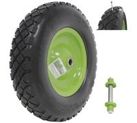 Ruota Carriola Gomma Solida PU 4.80/4.00-8 Anti Foratura di Ricambio Pushcarts