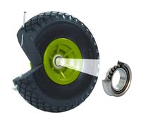 Ruota Carriola per Sacchi Anti Foratura di Ricambio 260x85 MM 3.00-4 PU Carrello