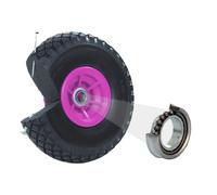 Ruota Carriola per Sacchi Antiforo di Ricambio 3.00-4 260x85mm Cuscinetti PU A