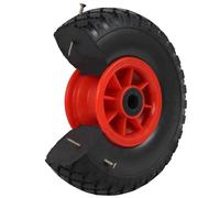 Ruota Carriola per Sacchi Gomma 260mm 3.00-4 PU Carrello di Scorta Antiforo