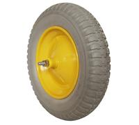 ruota per carriola con pneumatico soft non mm 350x80 interasse da 110 mm