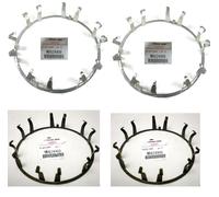RUOTA CENTRO/ KIT 4 SUPPORTI COPRIMOZZO ANTERIORE E POSTERIORE MITSUBISHI PAJ...