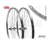 Ruota / Cerchio Anteriore + Posteriore Bici Olanda 26 " x 1.3/8 ACCIAIO CROMATO