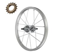 RUOTA/CERCHIO POSTERIORE 16x 1.75 + PIGNONE RUOTA LIBERA 16 DENTI 1V BICI GRAZIELLA MTB CITY BIKE