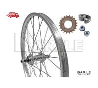 Ruota / Cerchio Posteriore 24 x 1.75 + Pignone 18 Denti Bici Graziella - MTB