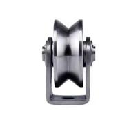 Ruota cingolata, Track Wheel,Grooved,1pcs Pulley Block V/U/H 304 Stainless Steel Roller Silent Heavy Duty(V 16mm)