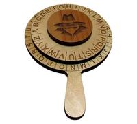 Ruota cipher, anello di decodifica segreto, gadget puzzle detective, accessorio da tavolo per teaser creativi, giochi, allenamento del cervello