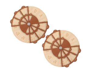 Ruota Circle Of Fifths in Legno 2 Pezzi, Strumento Melodico | Pianoforte e Chitarra, Guida Chiara per Teoria Musicale, Aiuto All’improvvisazione