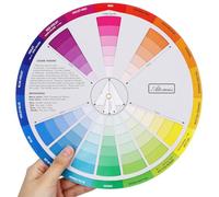 Ruota Colori Carta per Apprendimento e Miscelazione, Circolare | Principianti e Professionisti, Illustra Relazioni Cromatiche, Facile da Usare, Organizza i Colori in Cerchio