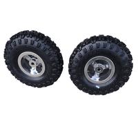 Ruota Completa 2x Pneumatici Cerchione Tubo 4.10-4 Mini Atv Quad 50 Cc 2-Takt