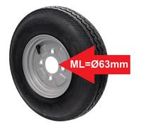 Ruota Completa 4.80/4.00 - 8 4PR Lk 4/60/100 ML 63mm Deli Per Rimorchio Dot