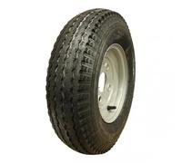 Ruota completa da 8", cerchio con pneumatico 4.80/4.00-8 S-6003 6PR + 2.50Ax8H2 ET0 60/100/4 71 M acciaio, grigio