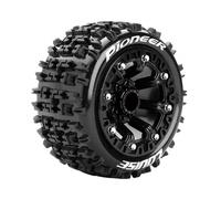Ruota completa Louise RC "ST-PIONEER" Soft con cerchio 2.2 nero e centrale ru...