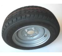 Ruota completa pneumatico con cerchio 155/70 R 12 C ET 0 rimorchio auto ruota...