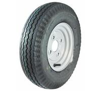 RUOTA COMPLETA RIMORCHIO CARRELLO 10 POLLICI ATTACCO FIAT 4.00-10 UNION 69J