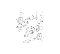 RUOTA COMPLETA SX 16*6.5-8 ORIGINALE STIGA - 118821117/0