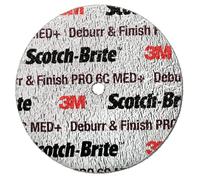 Ruota compressa Scotch-Brite Deburr and Finish PRO DP-UW, 152 mm x 12.7 mm x 25.4 mm, 8C CRS+, 1 pezzo