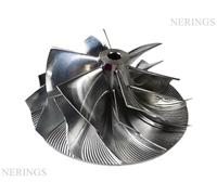 Ruota compressore billetta per turbocompressore aggiornato/sintonizzato (48,5...