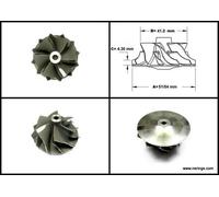Ruota compressore del turbocompressore VW / LAND-ROVER / ALFA ROMEO CW16-319