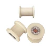 Ruota con scanalatura in nylon a forma di H ispessita Puleggia della rotaia I Diametro doppio cuscinetto 50 60 70 Larghezza della scanalatura 21 25 26 31 41 46 51 61(D50xGW25 hole10)