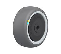Ruota da 80 mm con rivestimento in poliuretano termoplastico grigio elettricamen