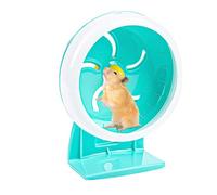 Ruota da corsa per criceti, silenziosa, per piccoli animali, multifunzione, per addestramento di piccoli animali, disco da corsa da 17,8 cm, antiscivolo, per cincillà, topo, scoiattolo