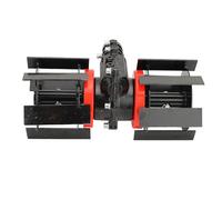 Ruota da diserbo da 10 cm, Ruota universale per aratura profonda in ferro di alluminio da 9 denti, Prestazioni di aggiornamento per Accessorio scarificatore per motozappa per (28mm)