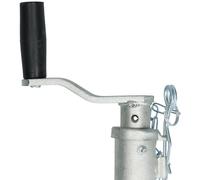 Ruota da fantino 48 mm per rimorchio caravan box cavalli resistente 400 kg na...