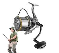 Ruota da pesca con manico confortevole, in acciaio inox | Baitcasting - Mulinelli da uomo per pesca su ghiaccio, per l'inverno, per attività all'aria aperta, per sport freddi