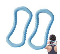 Ruota da pilates, anello con schienale da yoga, set con 2 anelli per esercizi e morsetto per anello da yoga, anello per allenamento per le gambe, anello per yoga, morsetto per il fitness