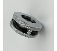 Ruota da stampa per macchina di sigillamento continuo Rullo metallico del diametro di 50mm utilizzato in FR1000 FR900 Per sigillatori a nastro con opzione liscia o a strisce (ruota di stampa)