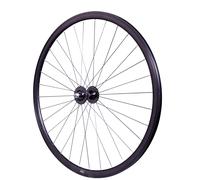 Ruota da strada - fixie patin p2r nera anteriore con dadi cerchio 17c profilo 28