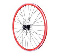 Ruota da strada - fixie patin p2r rossa anteriore con dadi cerchio 17c profilo 2