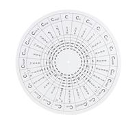 Ruota Degli Accordi - 33,5x30x1cm Disco Teorico Musicale Da Parete Pers Chitarra | Strumento Portatile Perr Apprendere - Visivo Educativo Per Studio Scale Tonalità E Composizione
