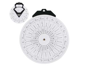 Ruota Degli Accordi Strumento Musicale Portatile Trainer Assistente Per | Disco Teoria Musicale Chitarra Manuale di Addestramento Portatile per Principianti Adulti, Pratica e Apprendiment