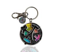 Ruota dei Colori Fidget, Spilla Smaltata Fidget, Ruote dei Colori per Artisti, Ruota Girevole a 20 Colori, Identifica Rapidamente Le Relazioni Tonali, Allevia Lo Stress, per Zaini(A#)
