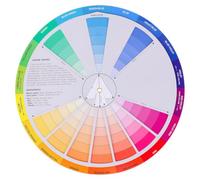 Ruota dei Colori per Professionisti e Amatori, Carta Circolare | Guida Cromatica per Apprendimento, Relazioni Visive Chiare, Uso in Nail Art e Studio Creativo