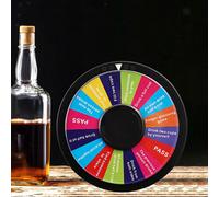Ruota dei premi leggera per gioco di bevute di gruppo per feste da tavolo