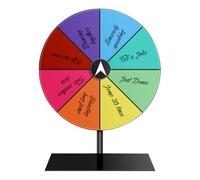 Ruota dei premi, rotella per roulette, cancellabile, in acrilico, con ruote della , gioco Lucky Prize, per carnevale, festival, aule, riunioni annuali, feste, riunioni