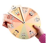 Ruota dei Sentimenti | Giocattoli Ruota delle Emozioni Ruota delle Espressioni dei Sentimenti | Ruota dei Colori dei Sentimenti di Salute Mentale per Regali degli Insegnanti del Giardino dei Bambini