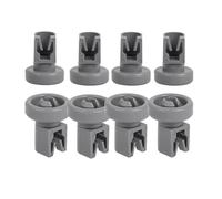 Ruota del cestello superiore for lavastoviglie da 8 pezzi, compatibile con Electrolux, i kit di ruote superiori for Zanussi