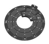 Ruota del Circolo delle Quinte, Strumento per L'apprendimento degli Accordi in Metallo per Chitarra Basso Pianoforte, Accessori per Dischi di Teoria Musicale Dal Design Unico,